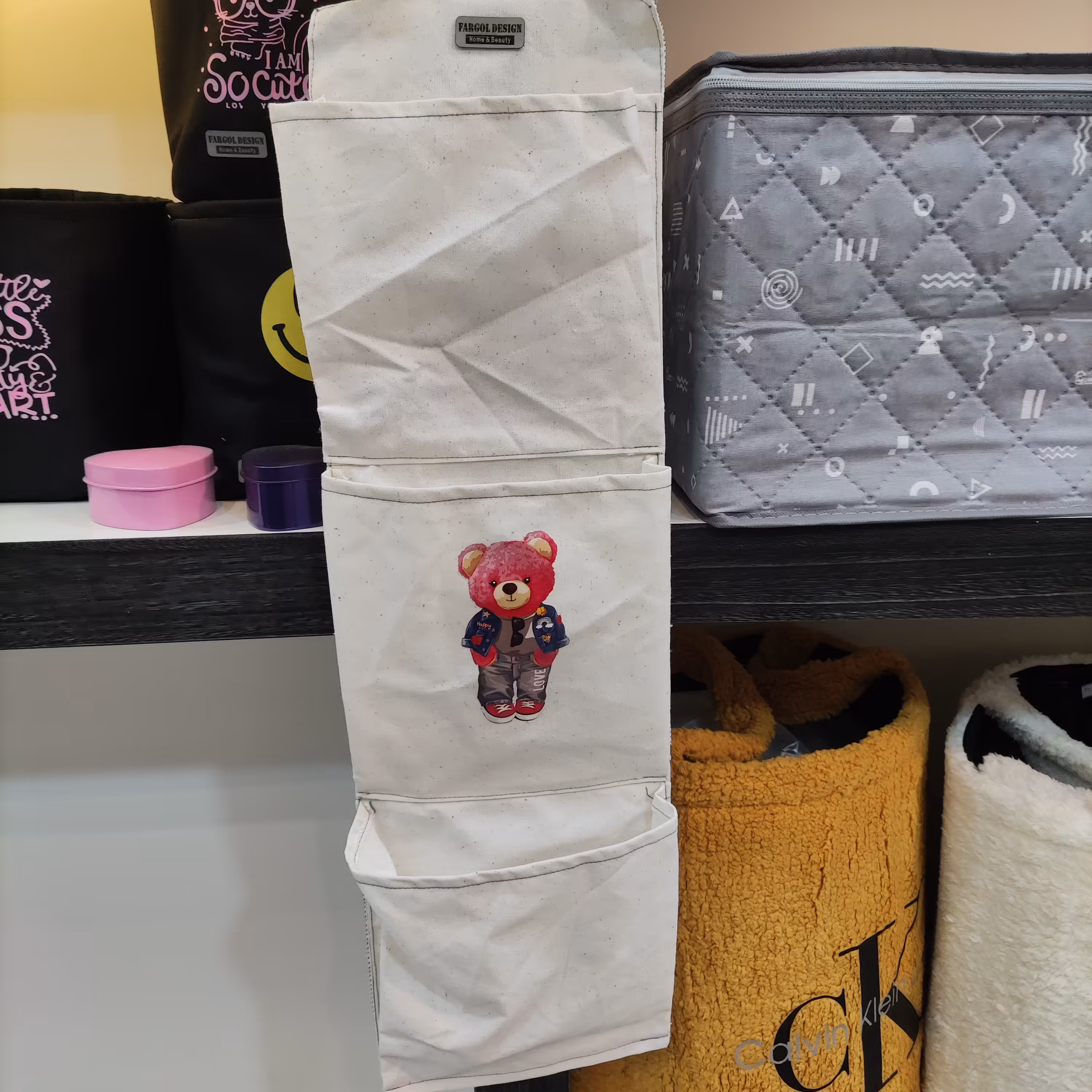 جا جورابی کتان فانتزی 3 جیب و 5 جیب طرحدار