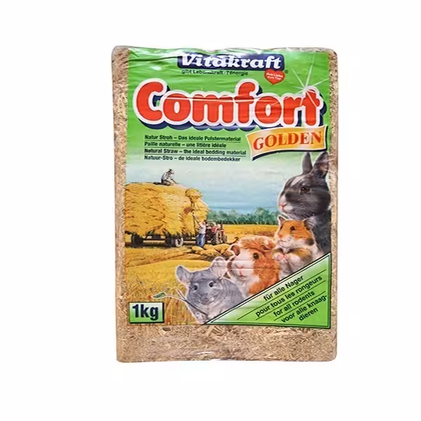 بستر جوندگان ویتاکرافت مدل Comfort Golden کد 25037 وزن 1 کیلوگرم | فروشگاه اینترنتی تاتا کالا