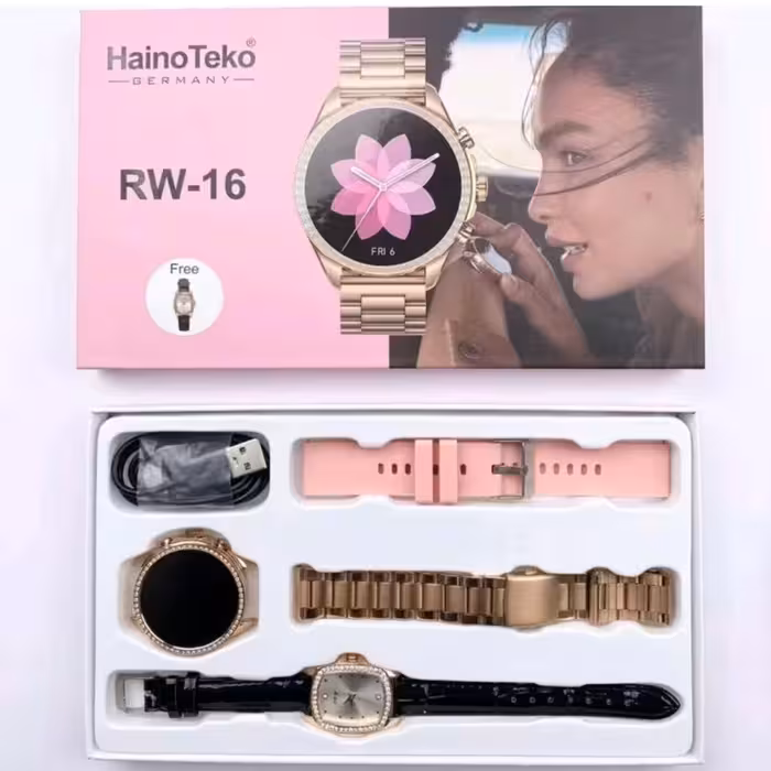 ساعت هوشمند زنانه آلمانی با ساعت هدیه