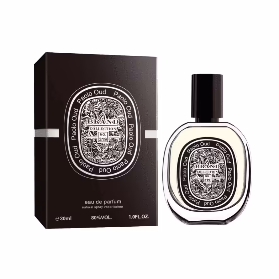 عطر جیبی برند کالکشن مدل Diptyque Oud Palao No.319 حجم 25 میلی لیتر