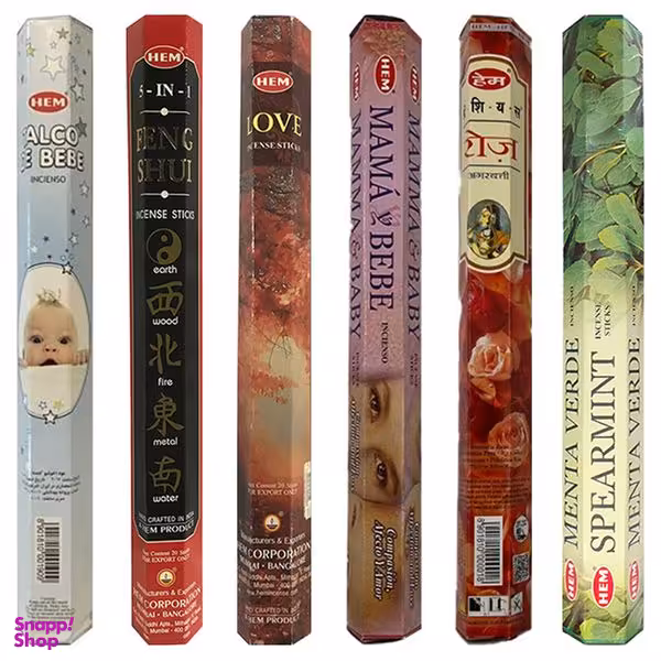 عود هم مدل ترکیبی کد Mix18 مجموعه 6 عددی