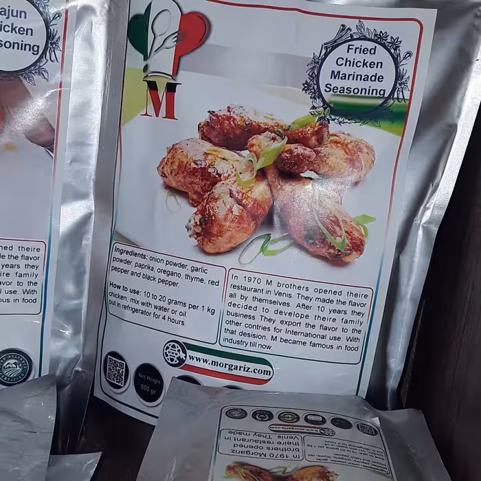 ادویه مخصوص مرینت کردن مرغ/مرینه مرغ نرمال800گرم