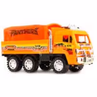 ماشین بازی درج تویز طرح کامیون نظامی (نارنجی)
