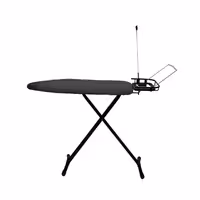 میز اتو ایستاده فلزی پریز دار با روکش نسوز ( یونیک ) 7070 طوسی تیره 