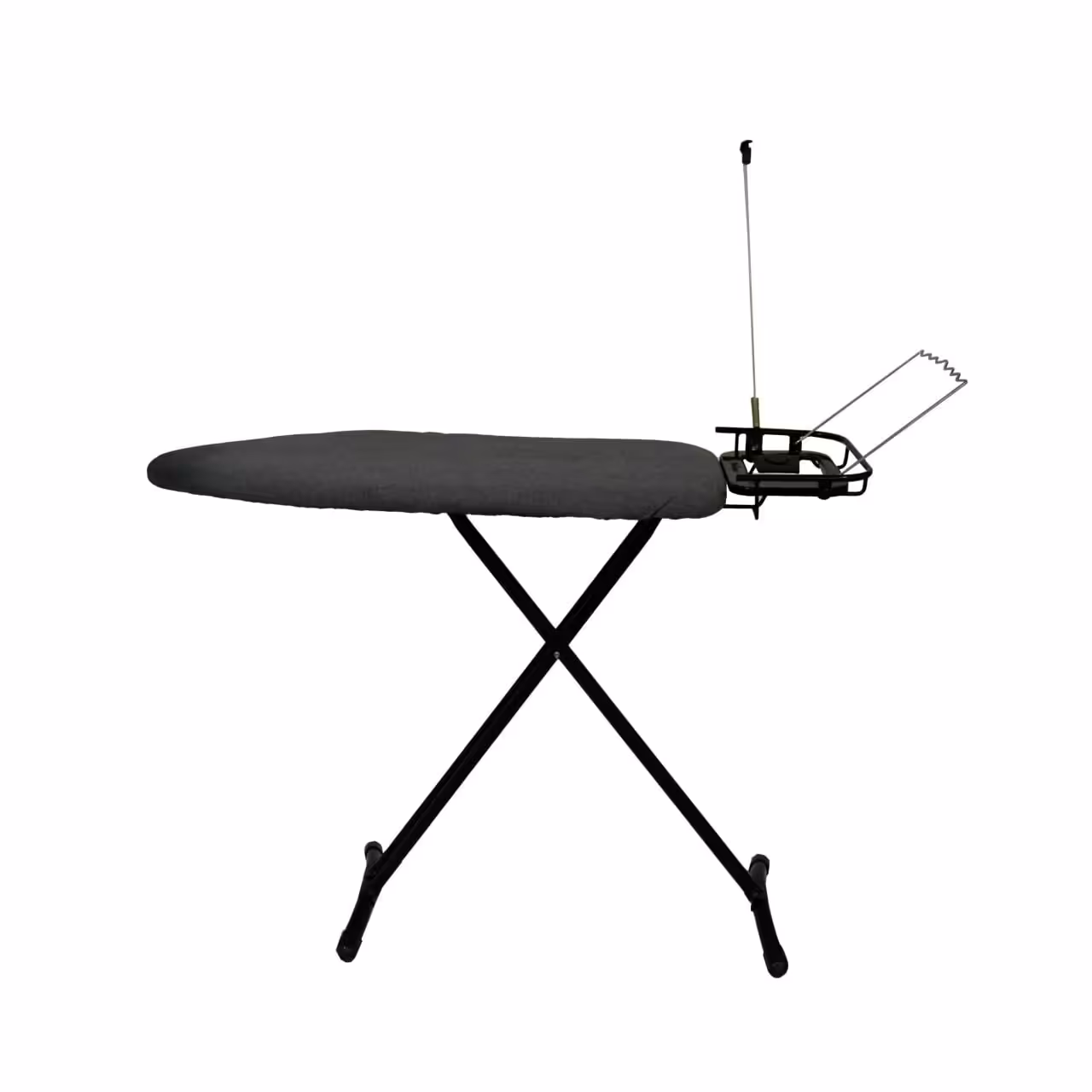 میز اتو ایستاده فلزی پریز دار با روکش نسوز ( یونیک ) 7070 طوسی تیره 