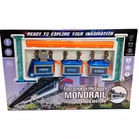 اسباب بازی قطار منوریل monorail سایز بزرگ 86 قطعه