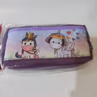 جامدادی درجه یک سه زیپ طرح یونیکورن