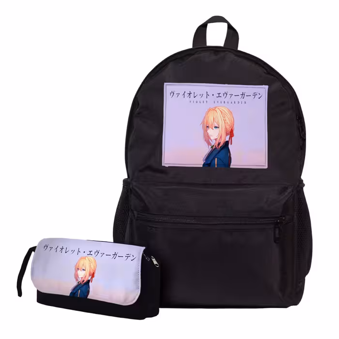 کوله پشتی طرح انیمه وایولت Violet Evergarden