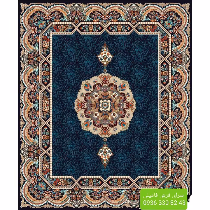 گلیم فرش ماشینی طرح هالیدی9متری مناسب آشپزخانه و اتاق