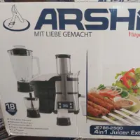 آبمیوه گیری 4کاره دیجیتال مدل 2500 استیل مشکی عرشیا 