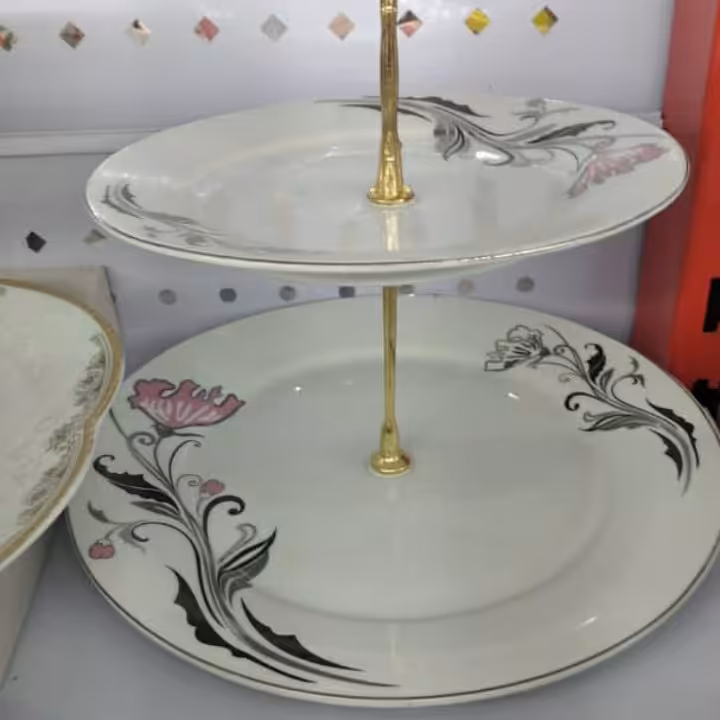 شیرینی خوری 2 طبقه گرد