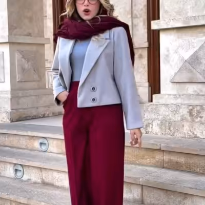 شلوار نیم بگ امیلی