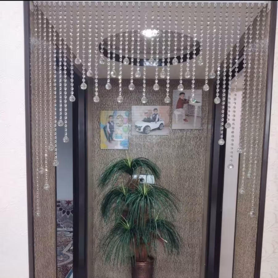 پرده مدل نامنظم عرض 1متر (پس کرایه)