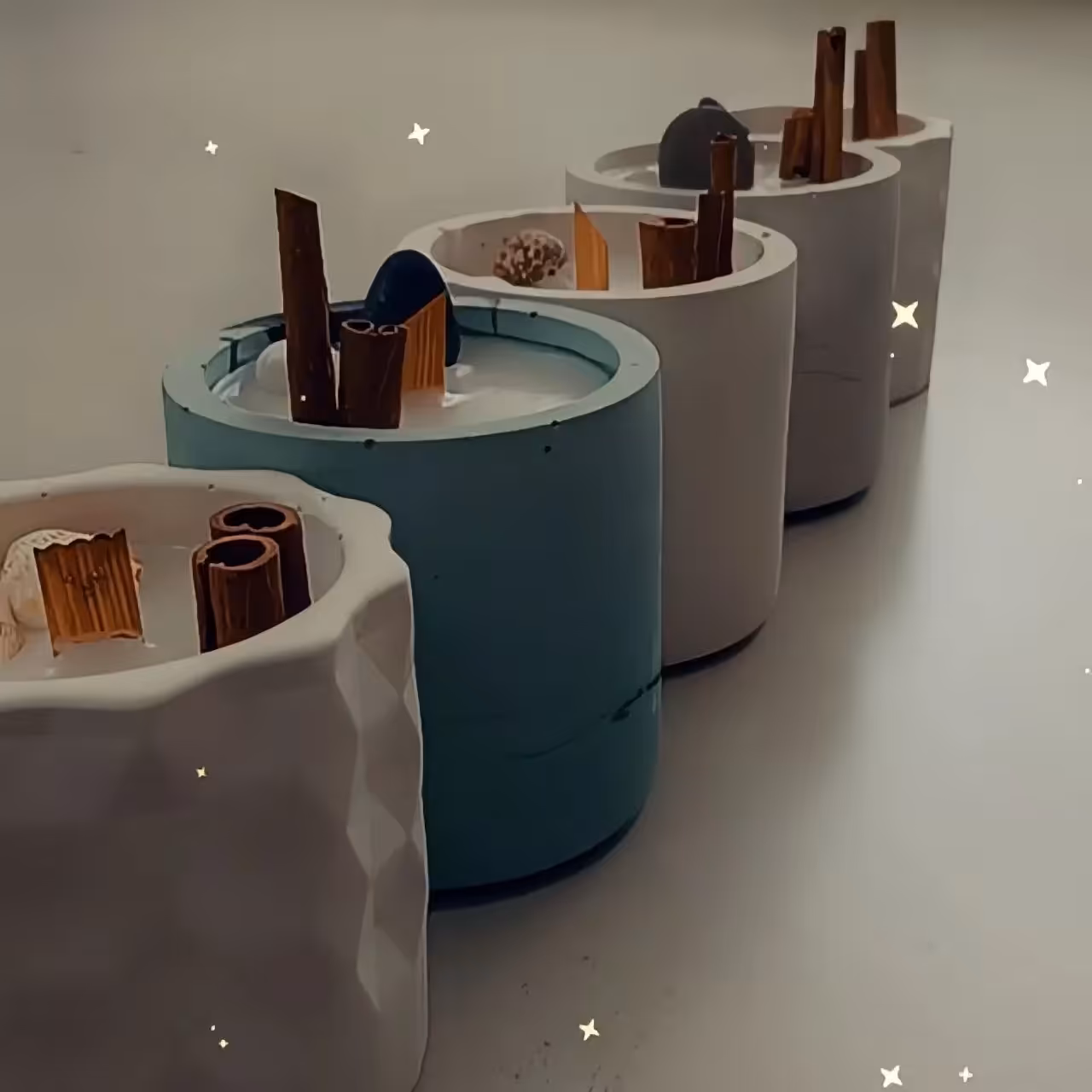 شمع  بتنی استوانه