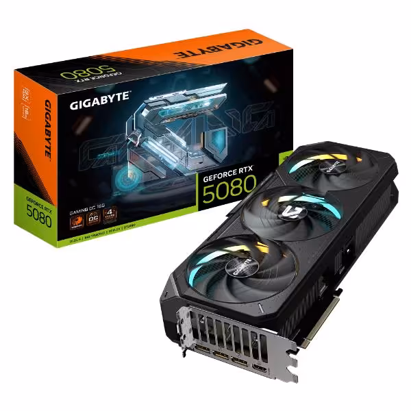 کارت گرافیک گیگابایت مدل GeForce RTX  5080 GAMING OC 16G