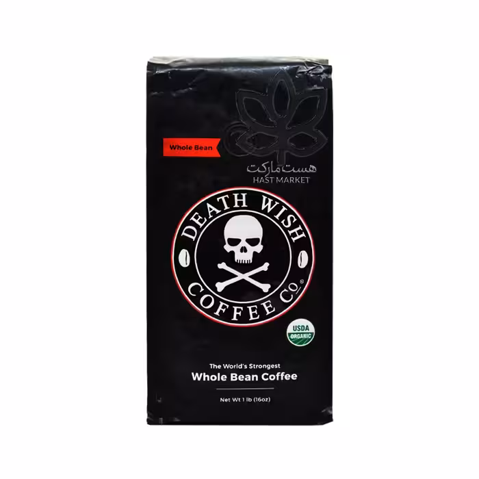 دانه قهوه ارگانیک ( بسیار قوی ) 453 گرم دت ویش - death wish