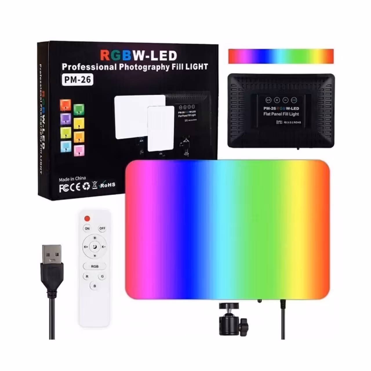 پنل نور آر جی بی مدل PM-26 RGB