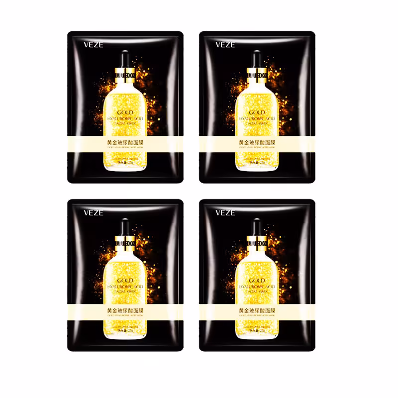 ماسک صورت وزه مدل طلا وزن 25 گرم مجموعه 4 عددی