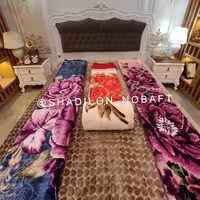 پتو یکنفره گلدار چیکا