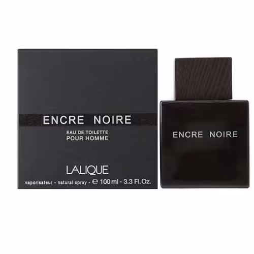 ادکلن لالیک مشکی 100 مردانه انکر نویر LALIQUE ENCRE NOIRE عطر لالیک رایحه تلخ گرم جذاب، ادوپرفیوم لالیک Lalique درجه 2