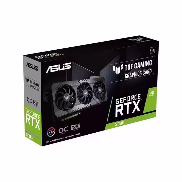 کارت گرافیک ایسوس مدل TUF Gaming GeForce RTX3080 OC Edition 12GB GDDR6X