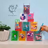  جامدادی رومیزی جنس پلکسی...در رنگبندی متنوع...
