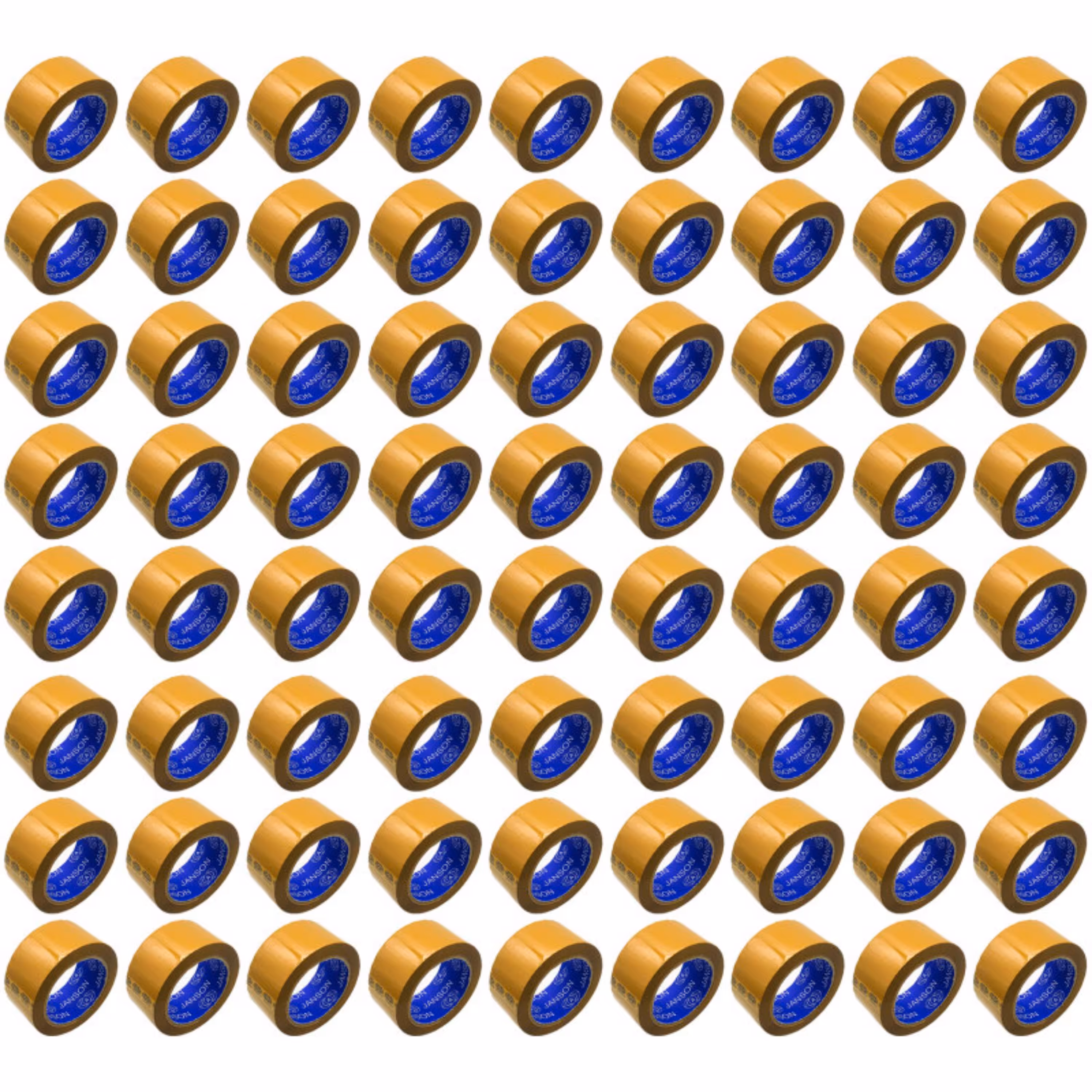 چسب پهن 5 سانتی قهوه ای جانسون JANSON-بسته 72 عددی - 90یاردی -45 میکرون-باربری