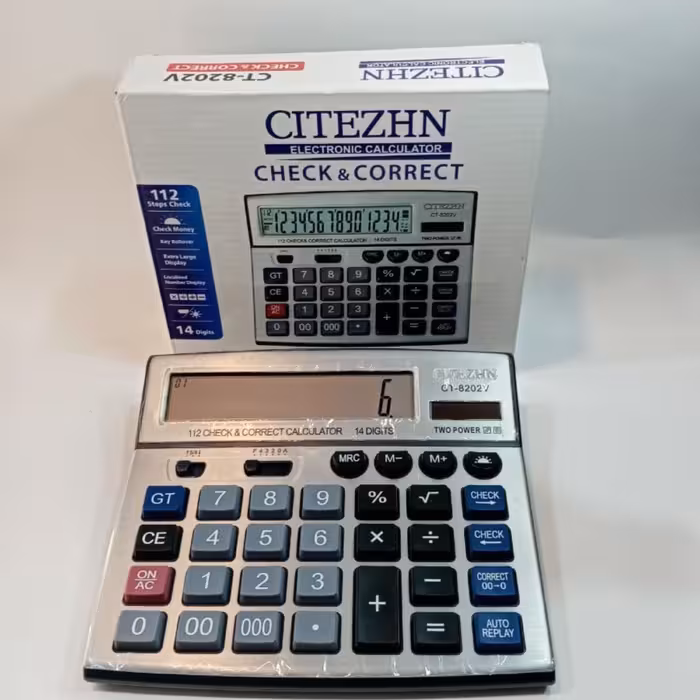 پخش ماشین حساب  همراه با تست اسکناس سیتیزن کد 8202