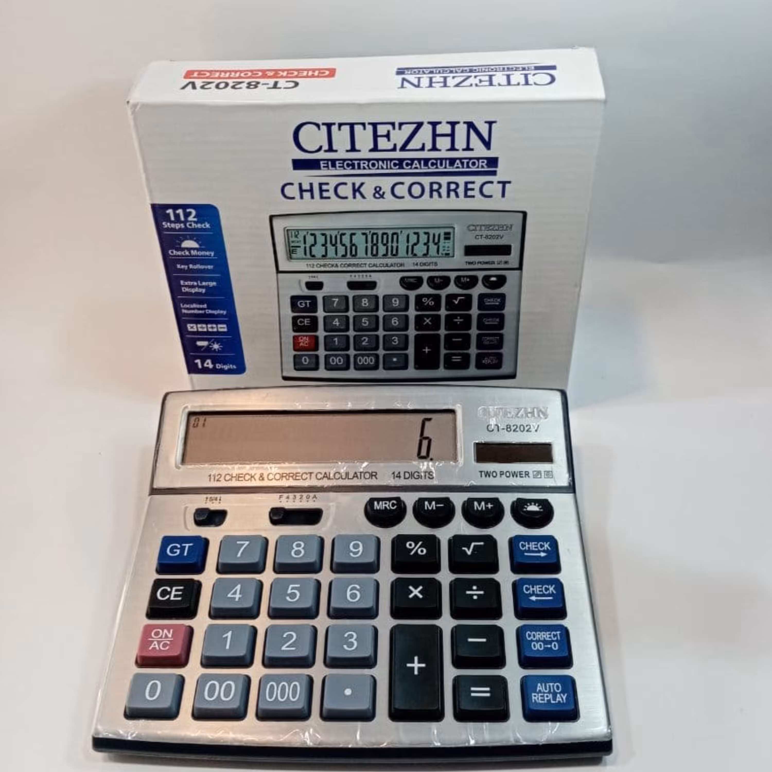 پخش ماشین حساب  همراه با تست اسکناس سیتیزن کد 8202