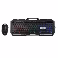 کیبورد و ماوس گیمینگ بک لایت اسکار گلد مدل KB-9001