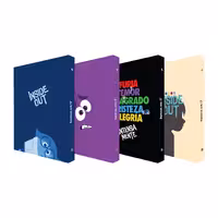 کلاسور 26 حلقه 100 برگ پديده نقش طرح Inside Out