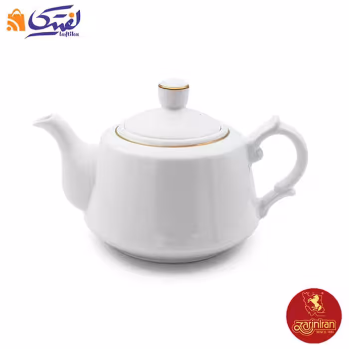 قوری لندنی چینی زرین طرح زرین رزگلد