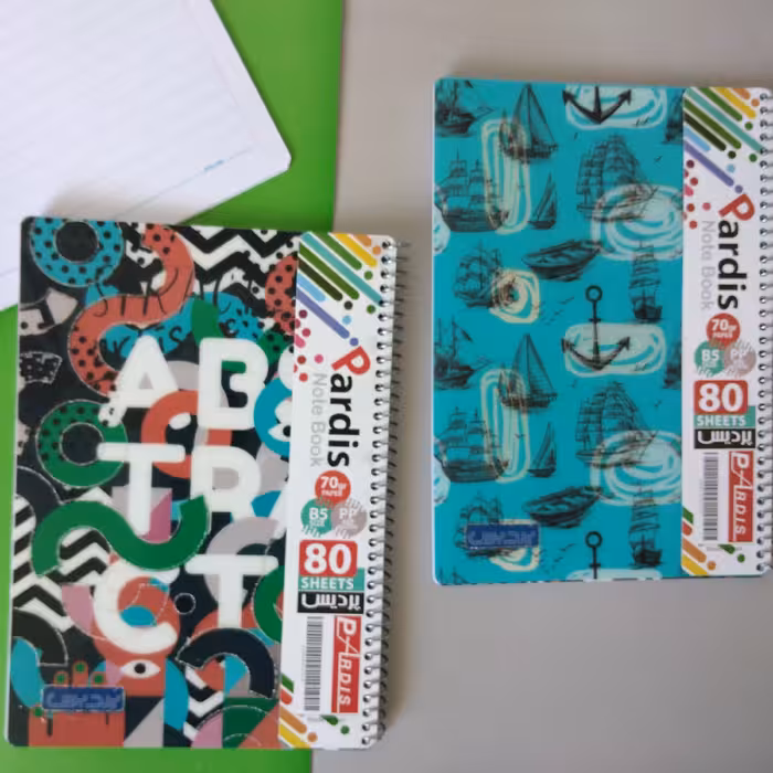 دفتر 80برگ پردیس، سیمی، طلقی، کلاسیک