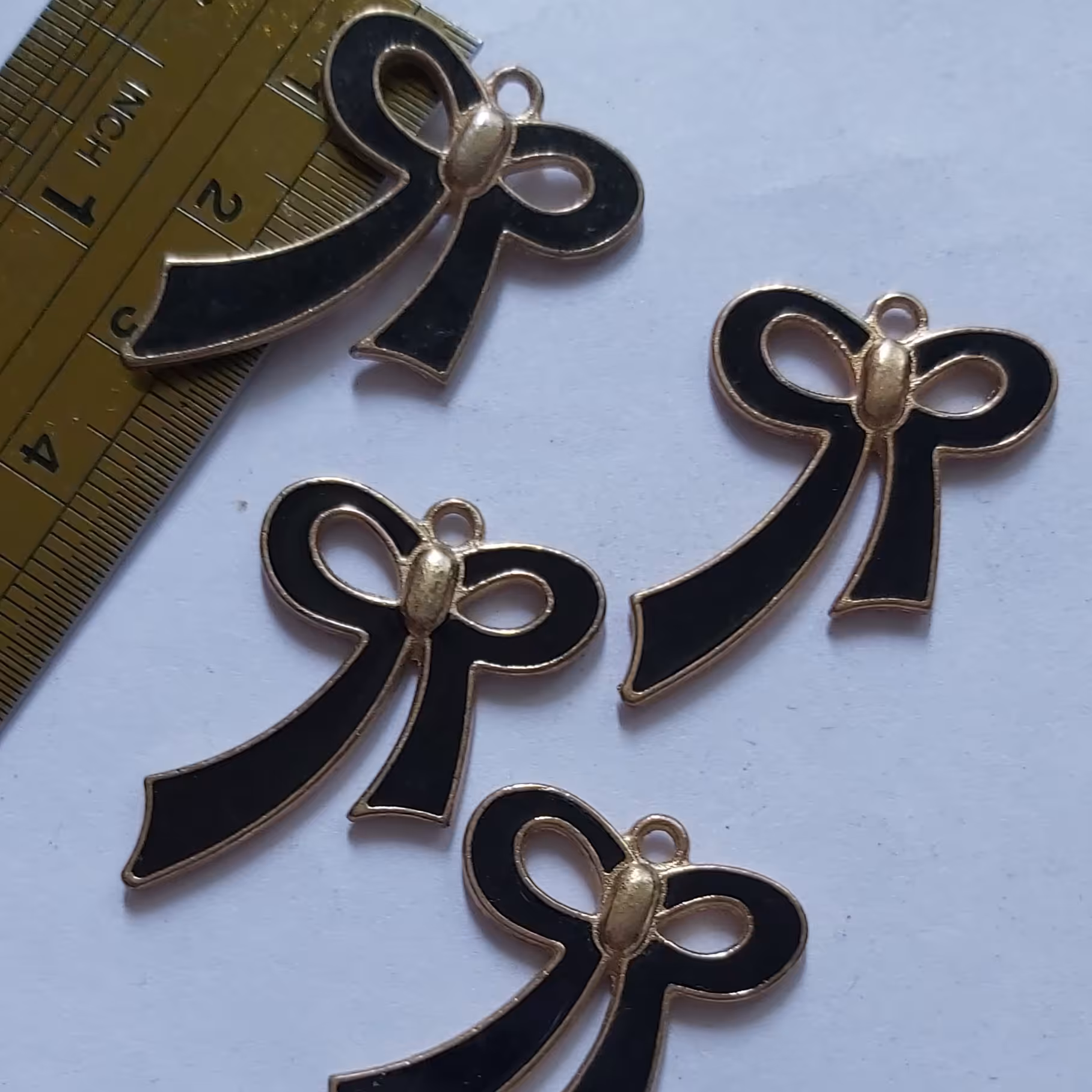 خرجکارفلزی پاپیون درشت 3سانتی تم مشکی یک عدد