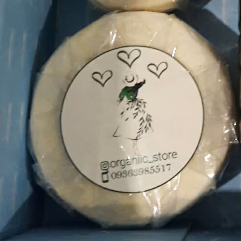 صابون زیتون سفید درجه یک تهیه شده از روغن زیتون خالص یک عدد