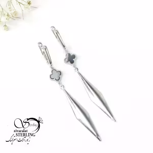 گوشواره آویز نقره ونکلیف