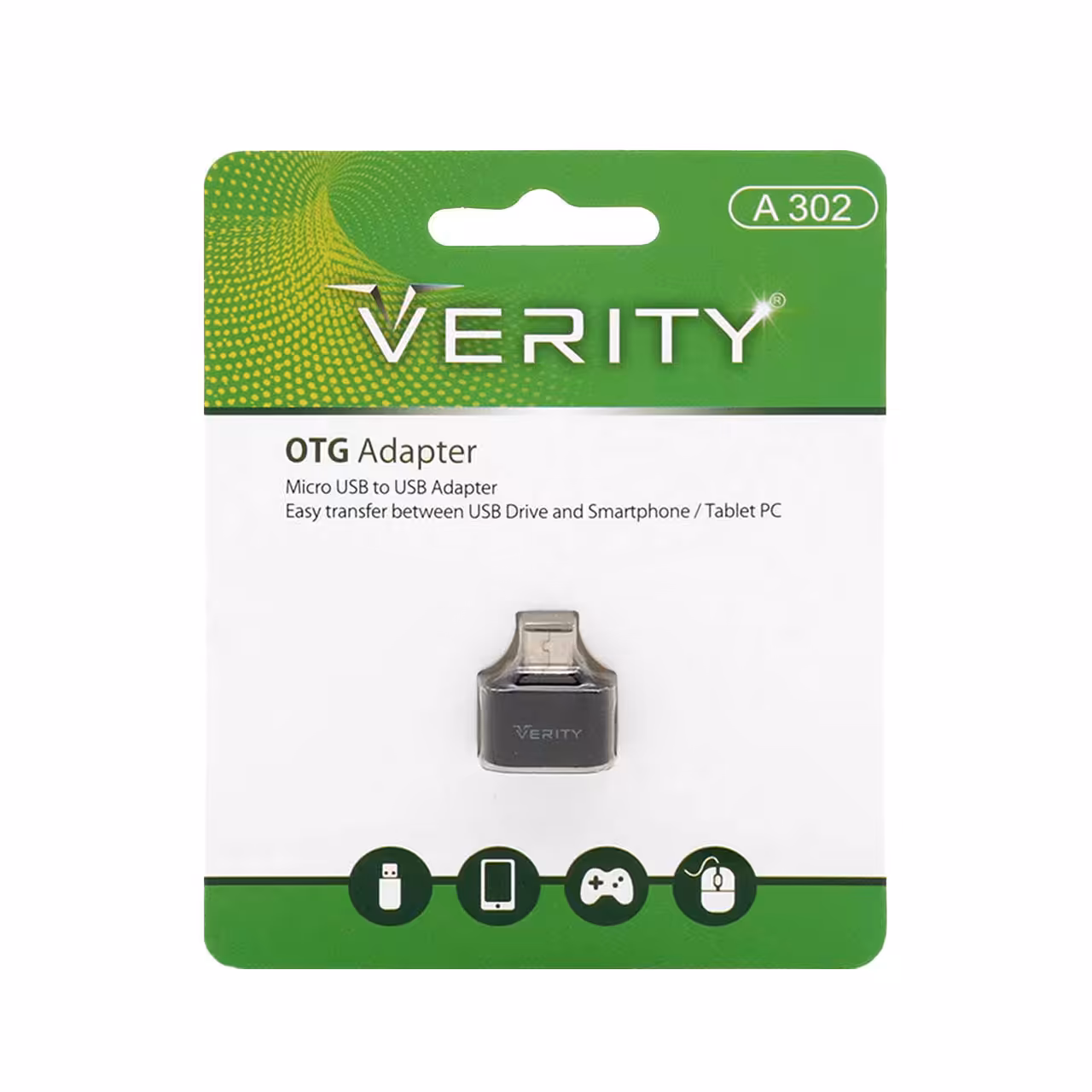 مبدل OTG به microUSB وریتی مدل A302

