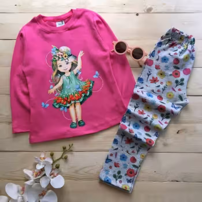 ست بلوز شلوار دخترانه لاله