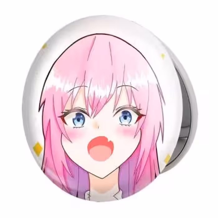 آینه جیبی خندالو طرح شیکیموری سان انیمه شیکیموری مدل تاشو کد 15887