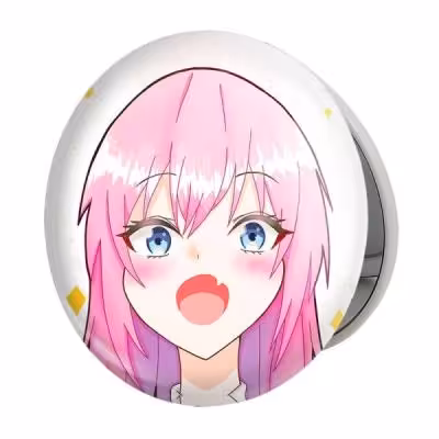 آینه جیبی خندالو طرح شیکیموری سان انیمه شیکیموری مدل تاشو کد 15887