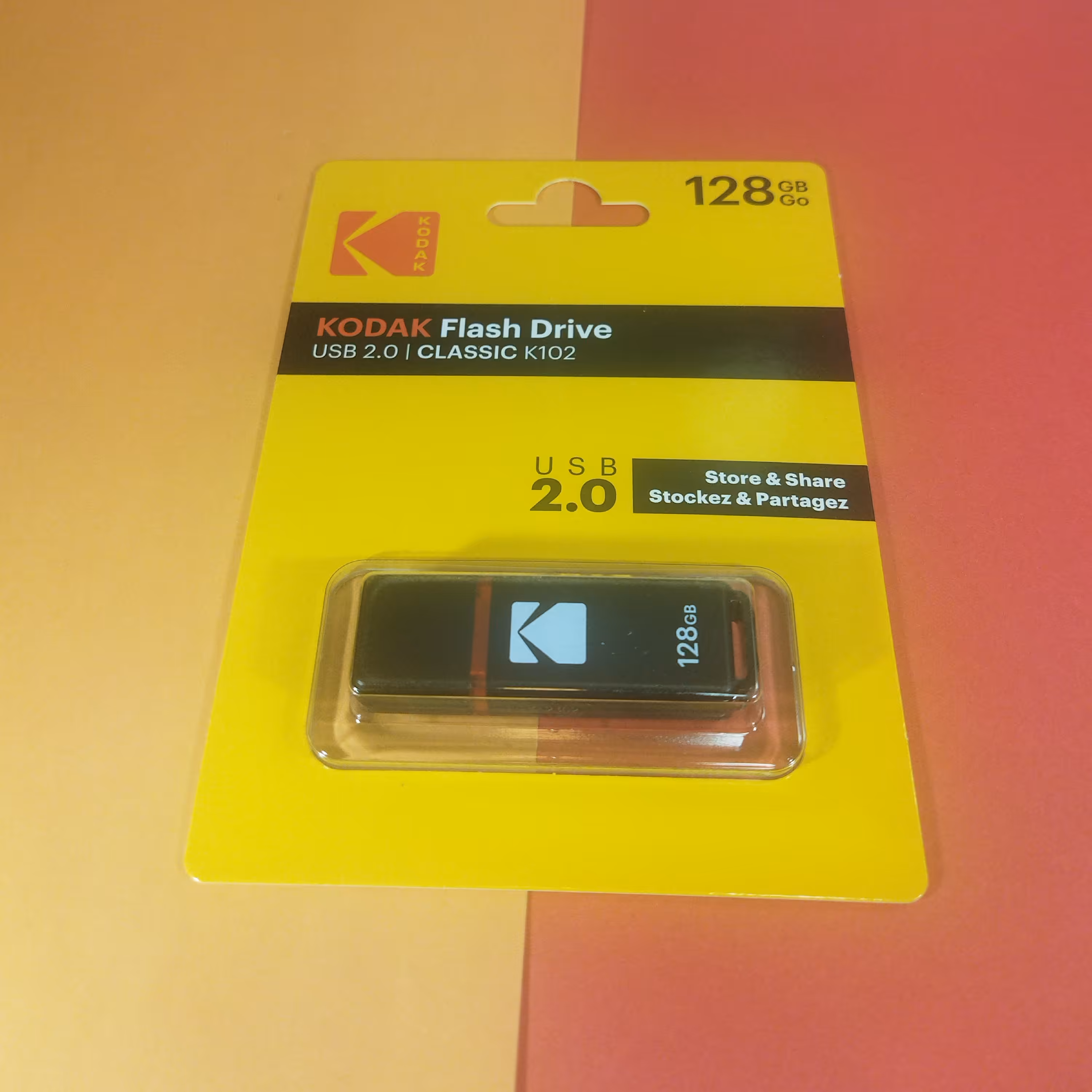 فلش 128 گیگ Kodak با گارانتی 