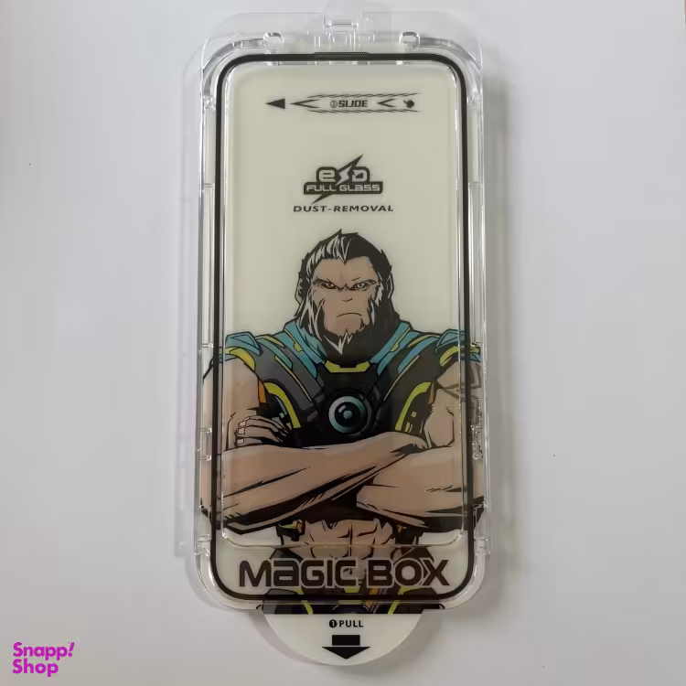 محافظ صفحه نمایش شیشه ای گوشی موبایل مدل ESD Magic Box مناسب اپل iPhone 13