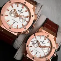 ساعتمچی ست مردانه و زنانه هابلوت رنگ قاب رزگلد HUBLOT