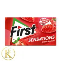 آدامس فرست با طعم توت‌فرنگی 27 گرم_first