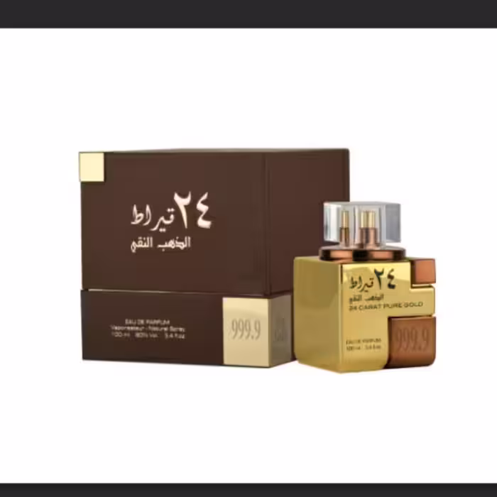ادکلن 24قیراط گلد 100میل برند لطافه