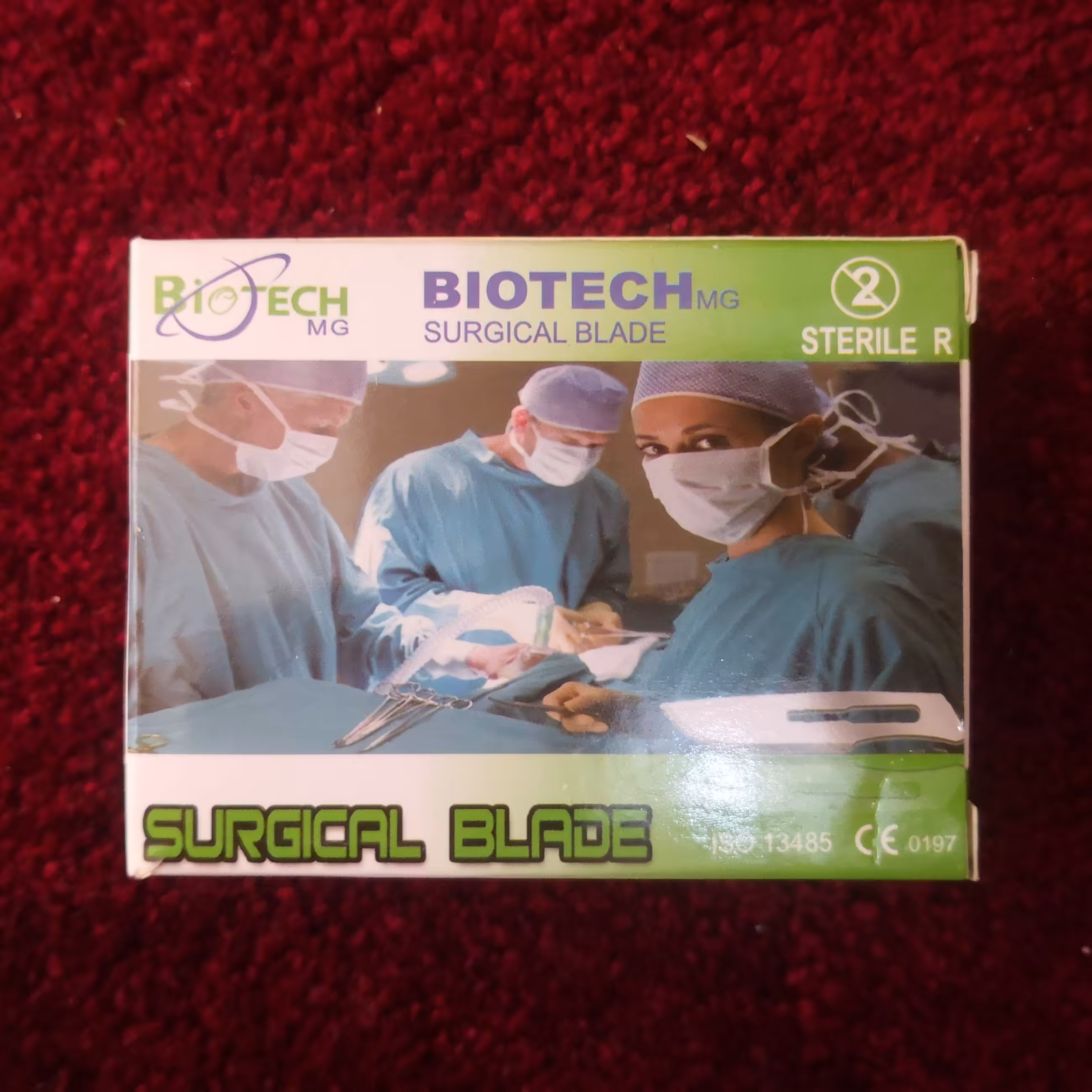 تیغ بیستوری حجامت شماره 23 بسته 5 عددی