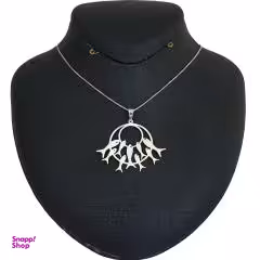 گردنبند نقره طرح ماهی