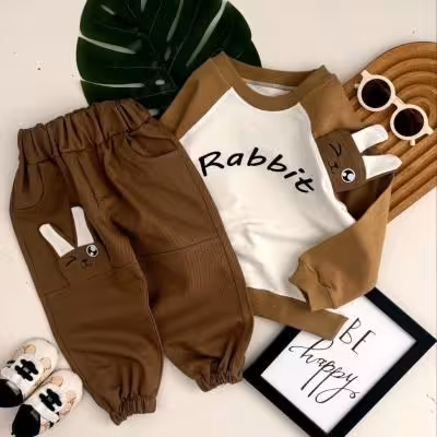 لباس با شلوار کتان