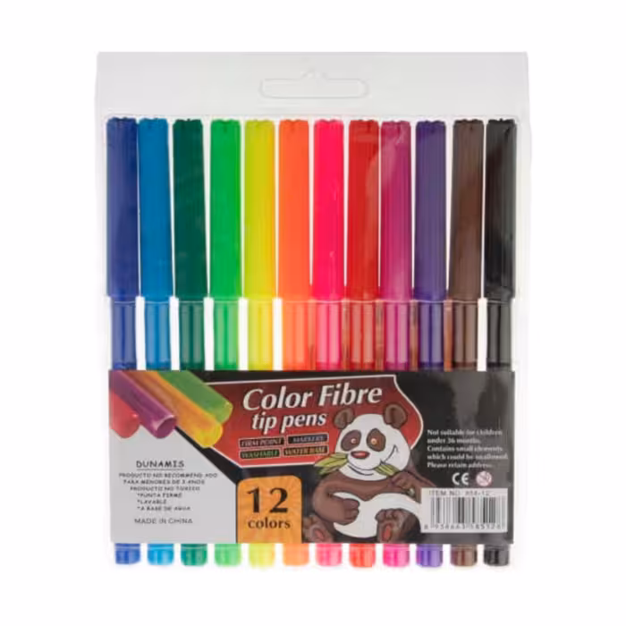 ماژیک بسته 12 عددی  ( چندرنگ )