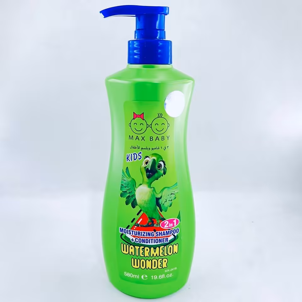 شامپو بچه دوکاره شامپو و نرم کننده ضد حساسیت تقویت مو های ضعیف کودک جلوگیری از گره خوردن مو